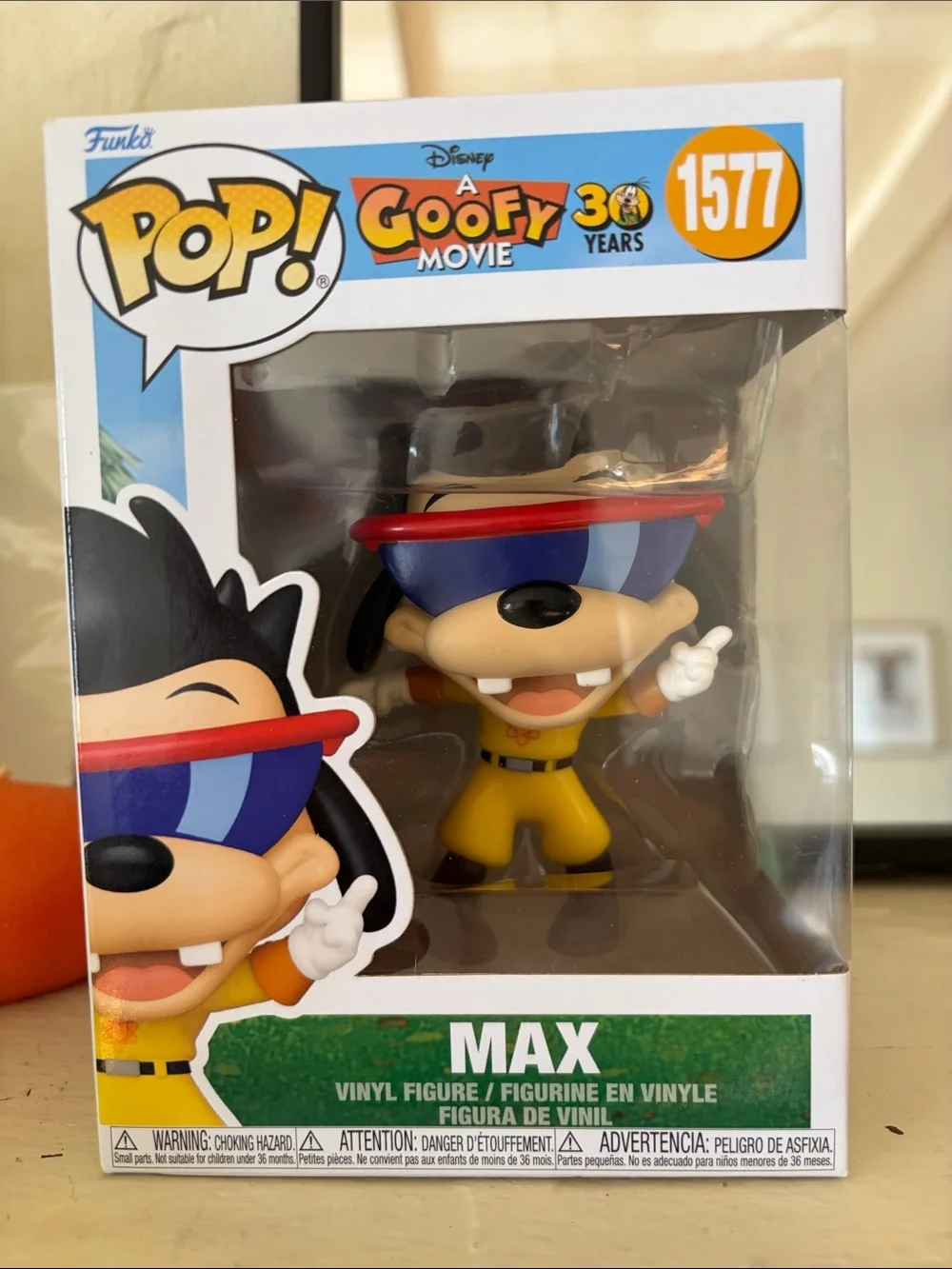 Funko POP! Max from A Goofy Movie Vinyl Figure with Red & Blue Visor